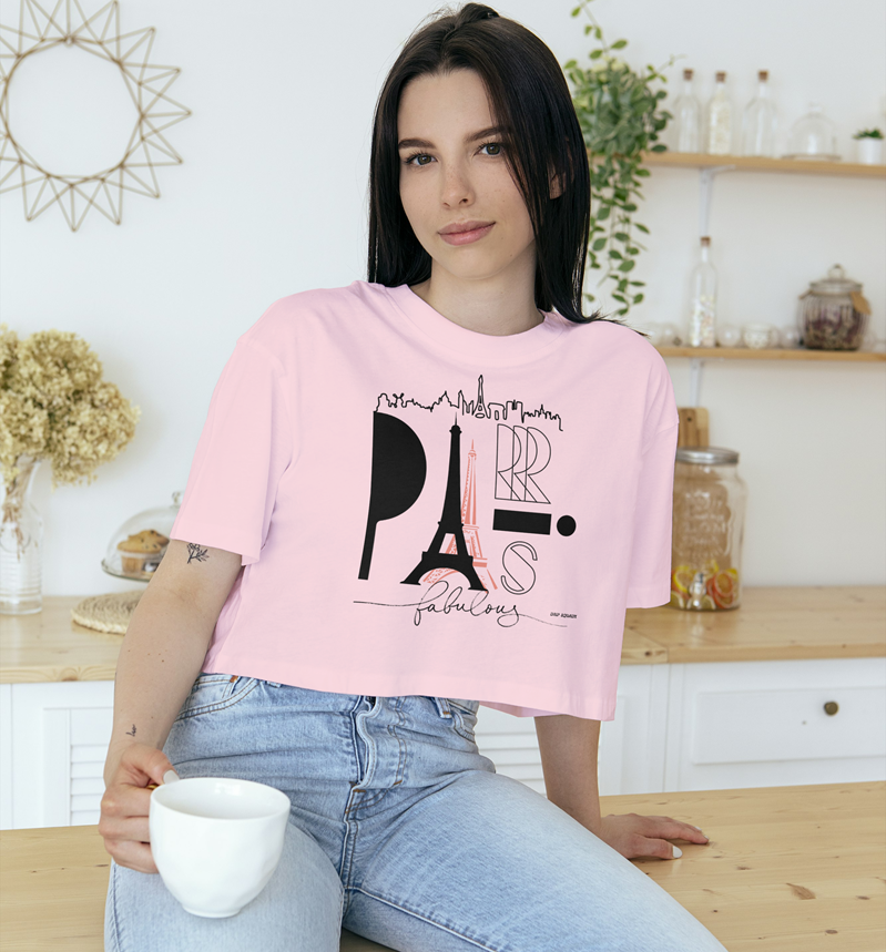 Drip SquadX Women Paris Crop top