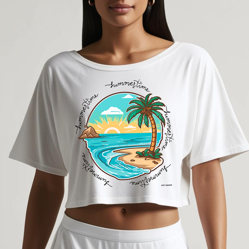 Drip SquadX Women Crop top Summer