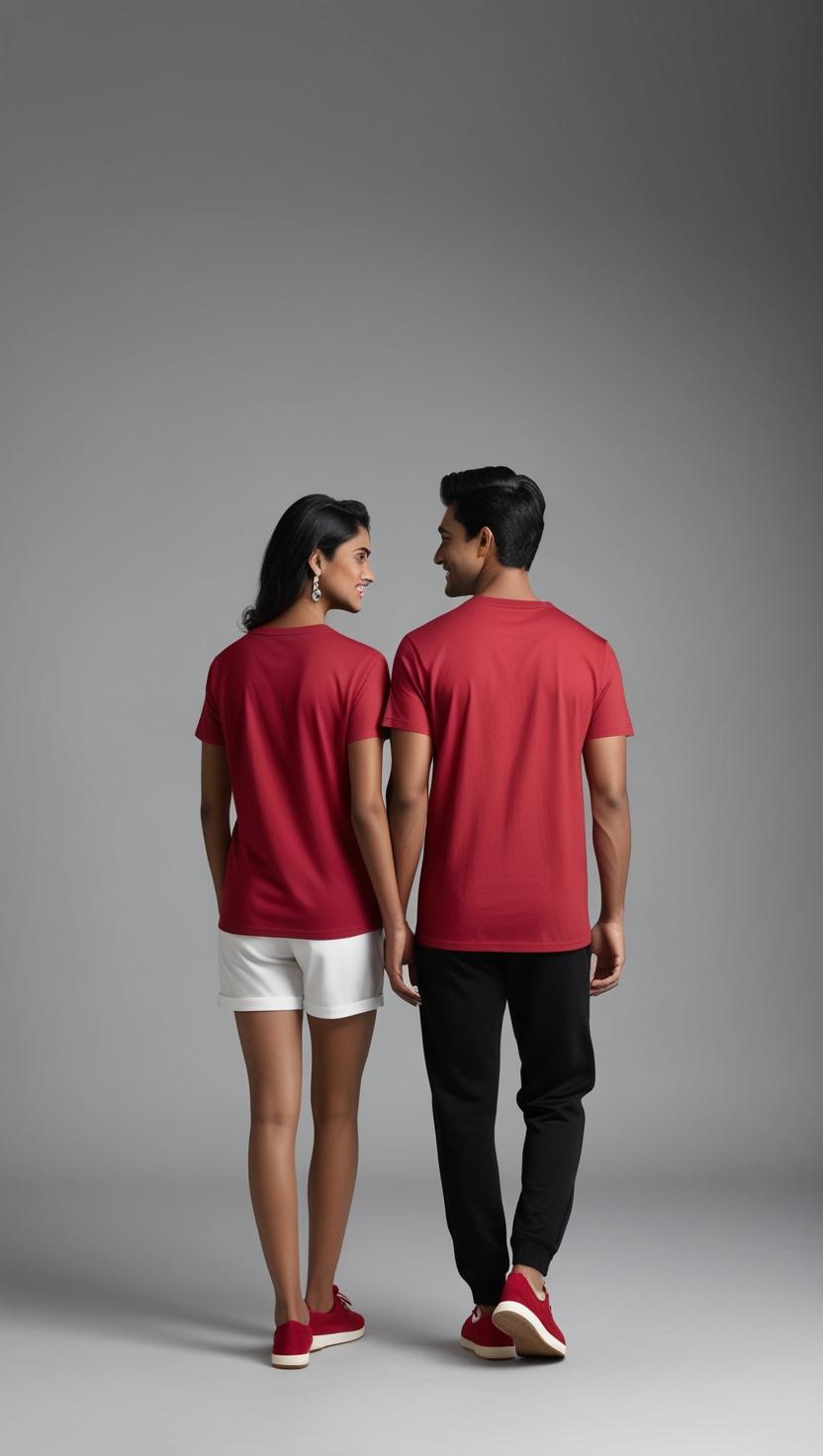 Red Solid Tee | Eco Essential Drop – DripSquadX
