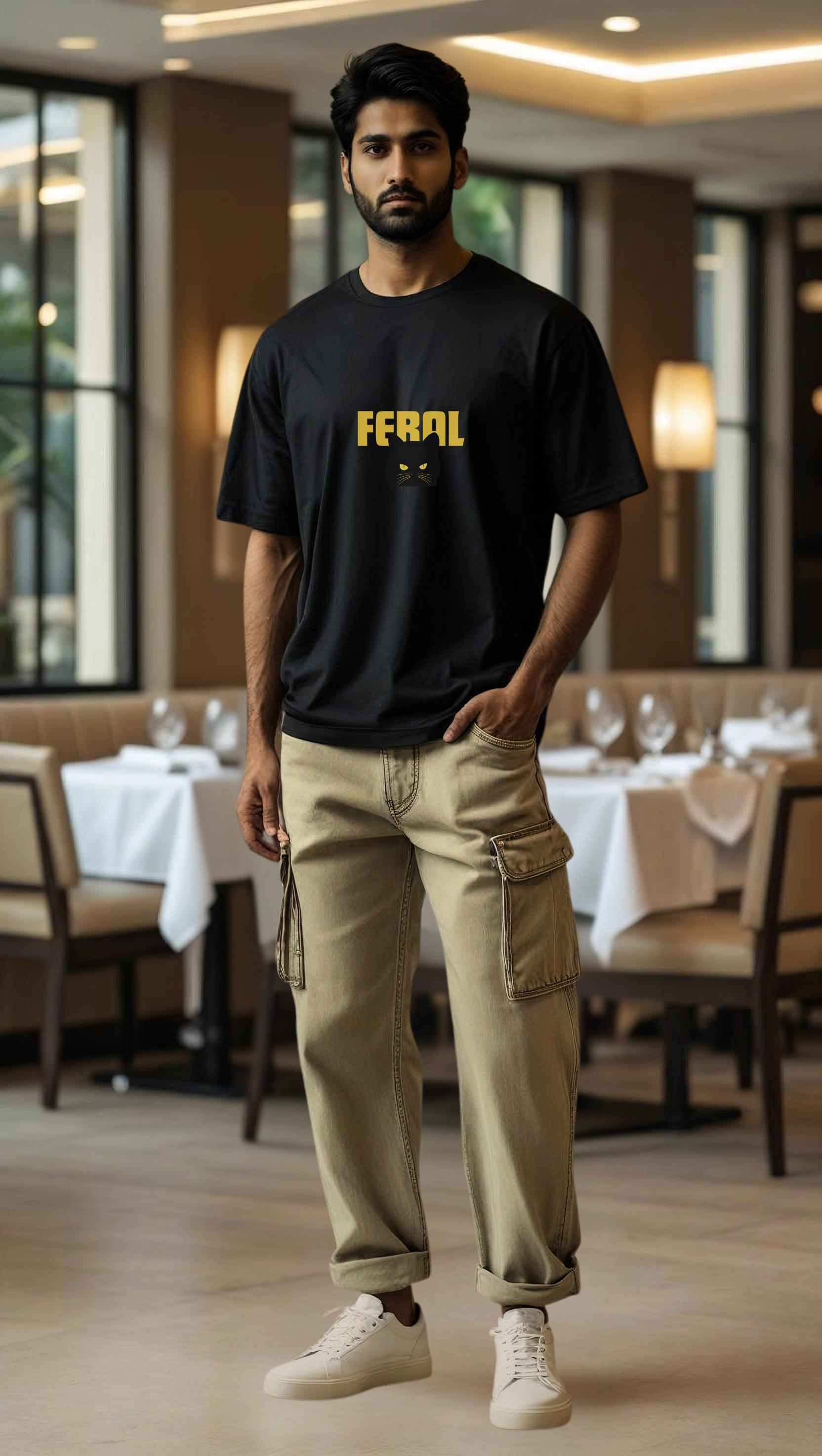 FERAL – Unisex Premium Supima Cotton Printed T-Shirt
