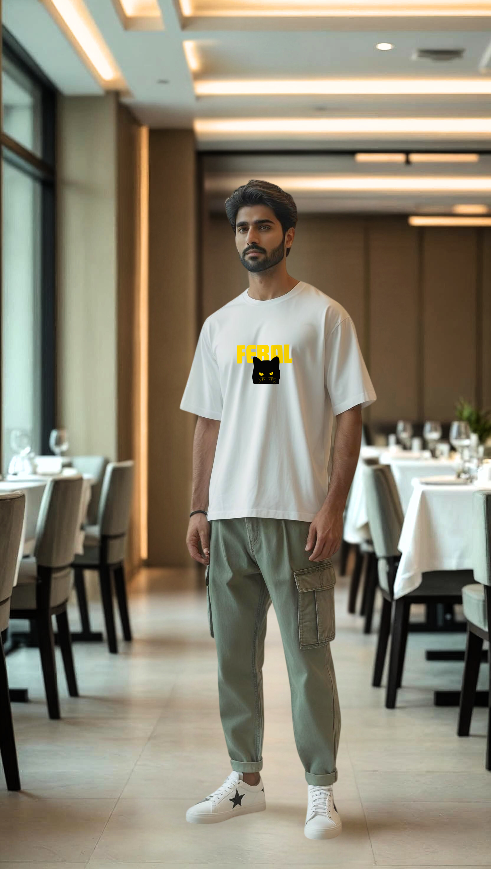 FERAL – Unisex Premium Supima Cotton Printed T-Shirt