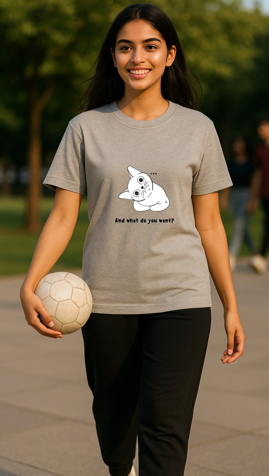 Kitty Purpose Tee | Eco Essential Drop – DripSquadX