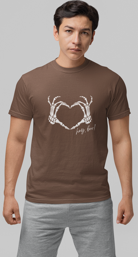 Drip Squadx Hey Boo Unisex Regular Fit T-Shirt