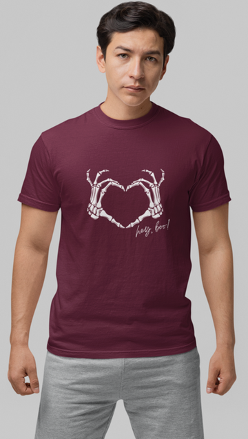 Drip Squadx Hey Boo Unisex Regular Fit T-Shirt
