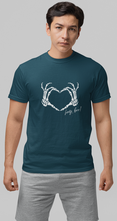 Drip Squadx Hey Boo Unisex Regular Fit T-Shirt