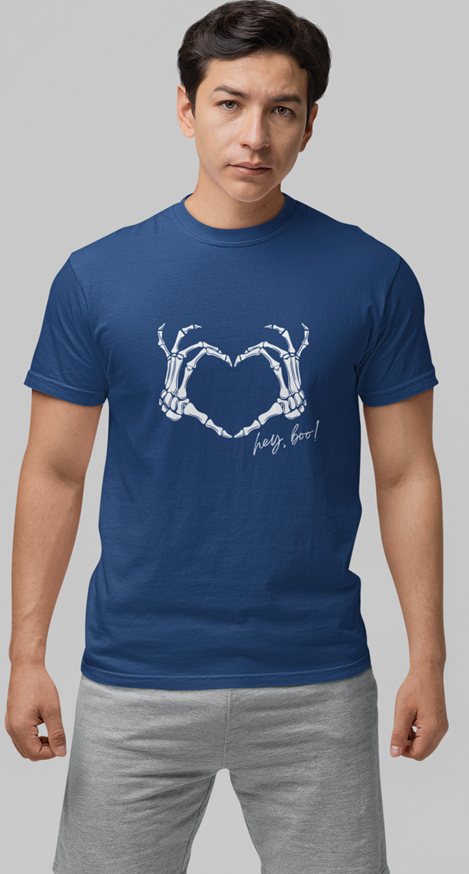 Drip Squadx Hey Boo Unisex Regular Fit T-Shirt