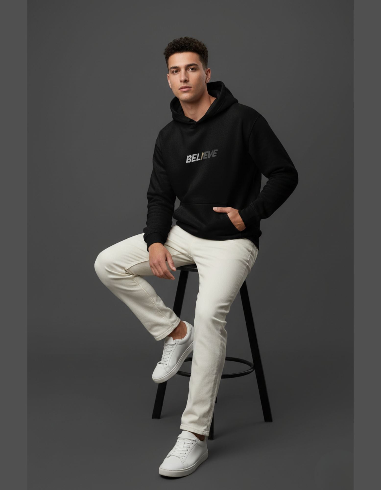 Unisex Believe Premium Cotton Hoodie 320 GSM | Dripsquadx