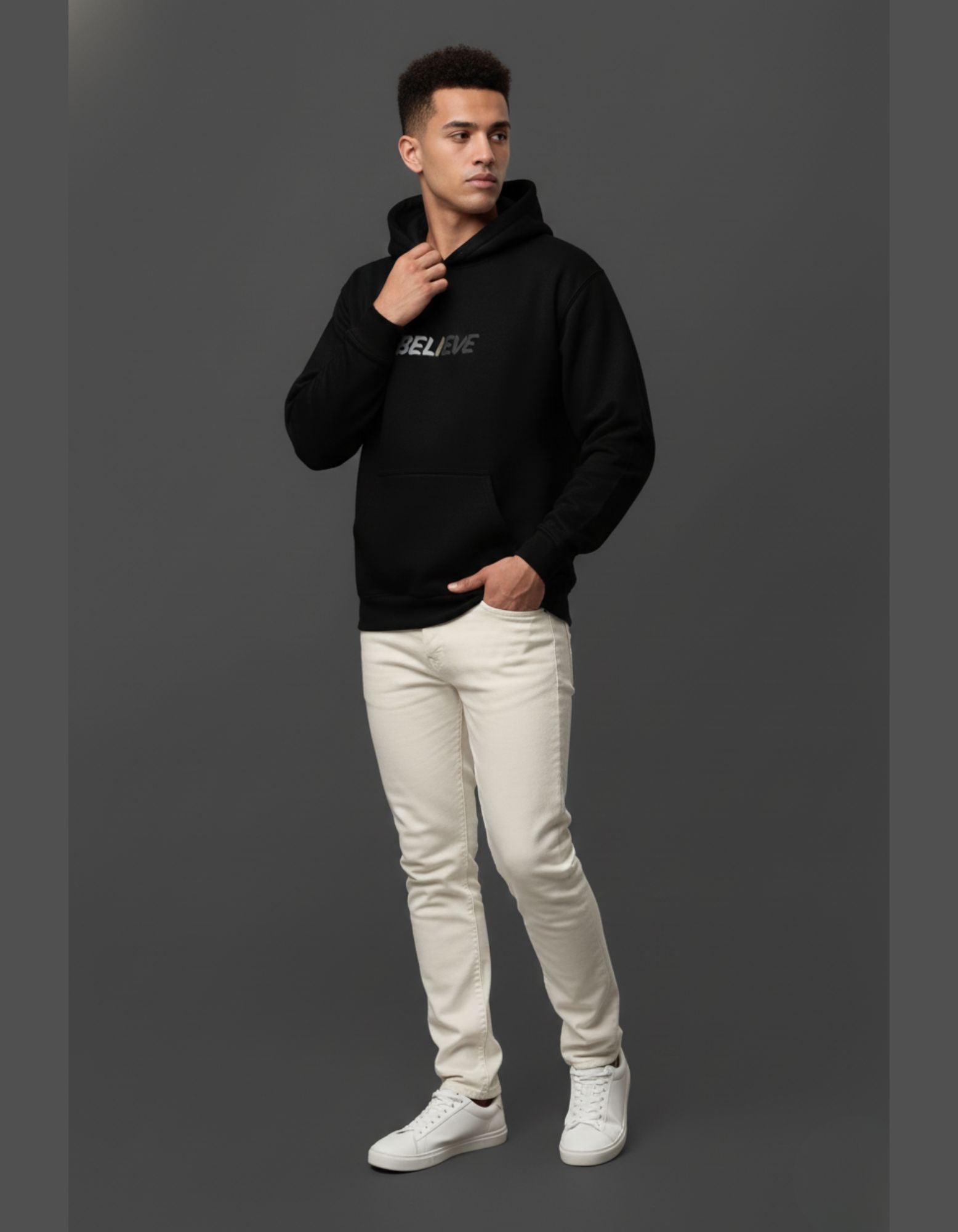 Unisex Believe Premium Cotton Hoodie 320 GSM | Dripsquadx