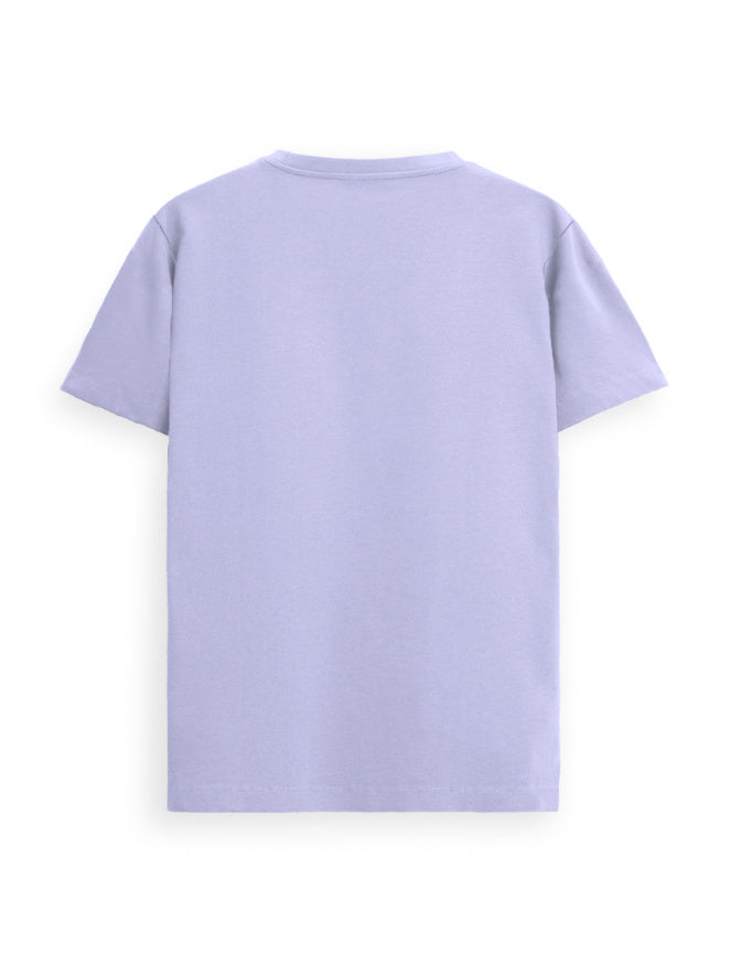 Unisex One Earth Supima T-shirts Lavender Premium cotton | Dripsquadx