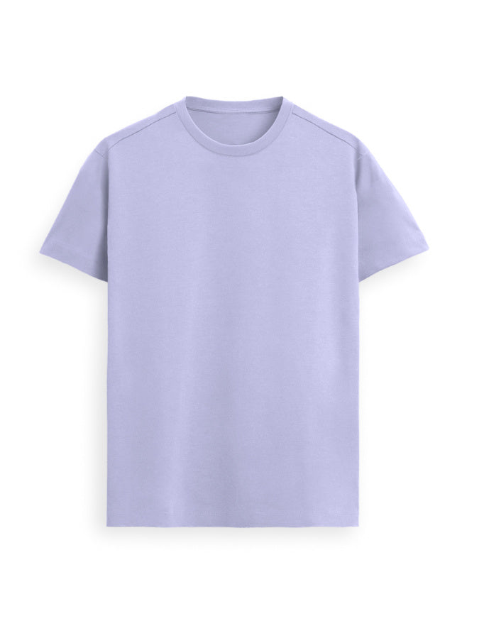 Unisex One Earth Supima T-shirts Lavender Premium cotton | Dripsquadx