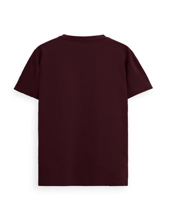 Unisex One Earth Supima T-shirts Maroon Premium cotton | Dripsquadx