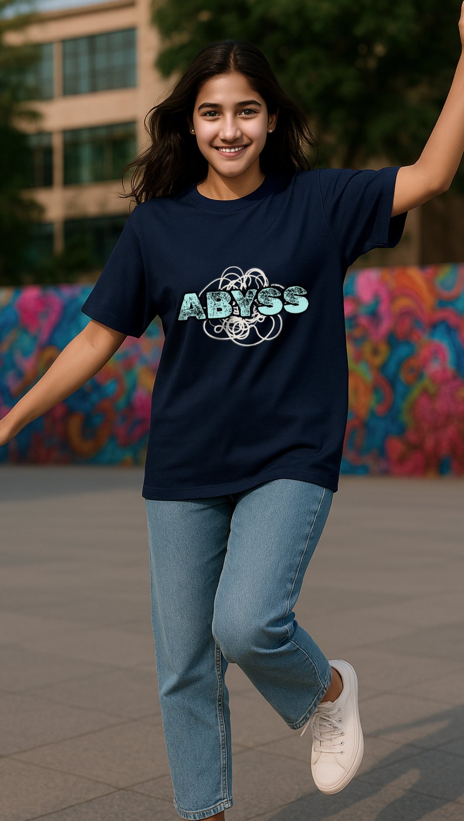 Abyss Tee | Eco Essential Drop – DripSquadX