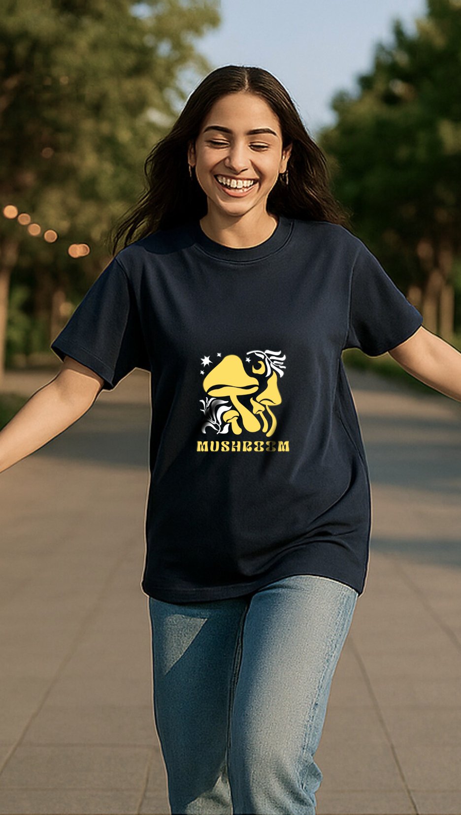 Mushroom Tee | Eco Essential Drop – DripSquadX