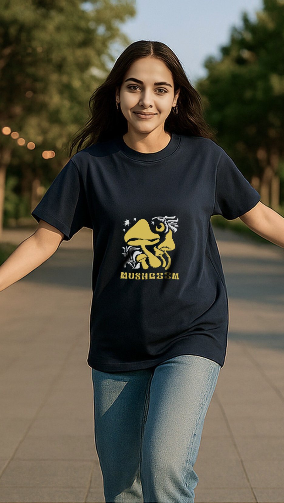 Mushroom Tee | Recycled Fiber Tshirt Drop – DripSquadX