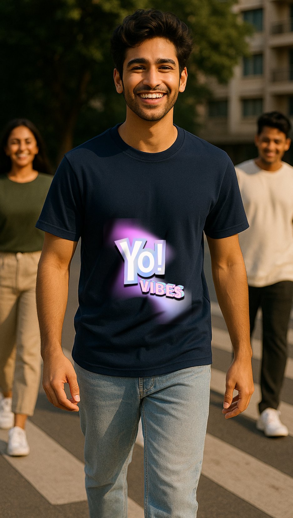 Yo Vibes Tee | Eco Essential Drop – DripSquadX