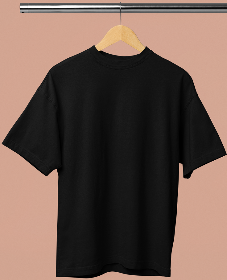 Drip SquadX Unisex Premium Cotton Oversized Plain Tshirt