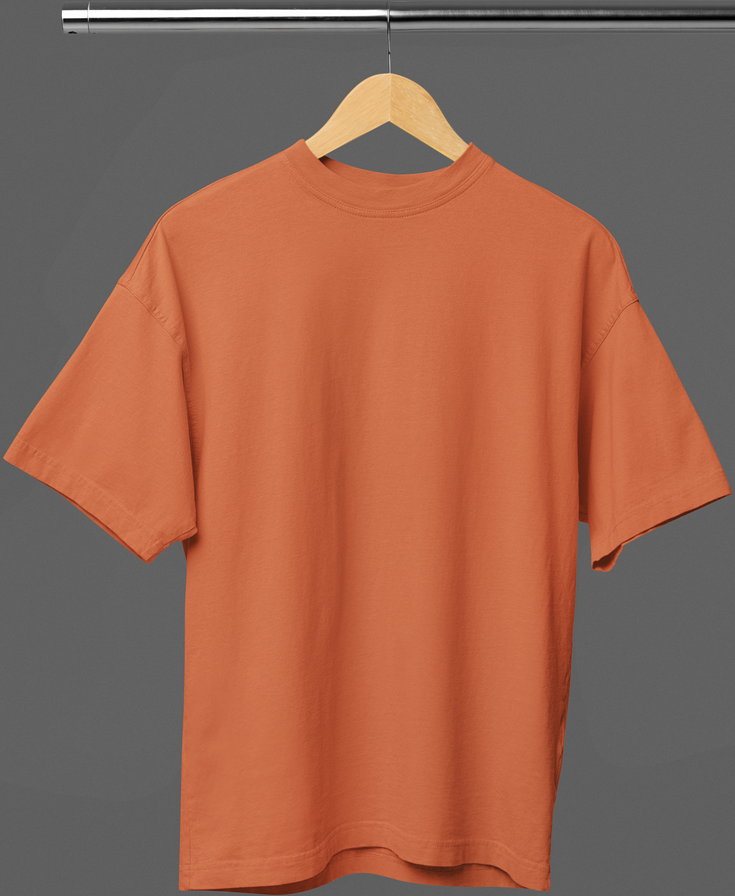 Drip SquadX Unisex Premium Cotton Oversized Plain Tshirt
