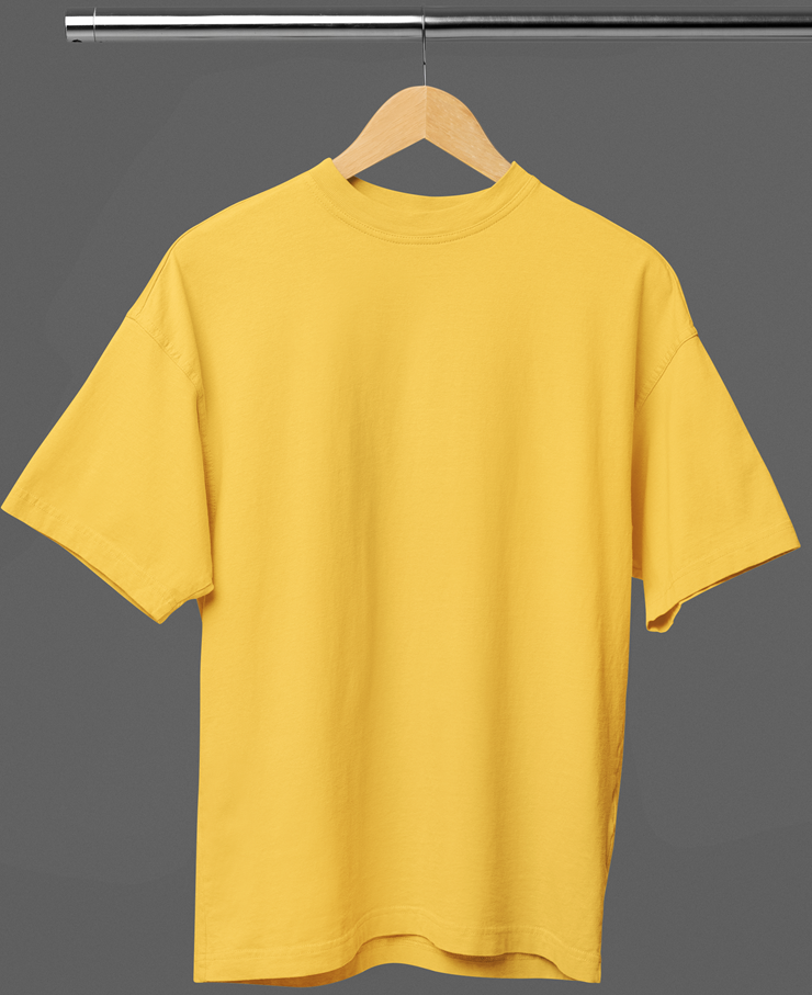 Drip SquadX Unisex Premium Cotton Oversized Plain Tshirt
