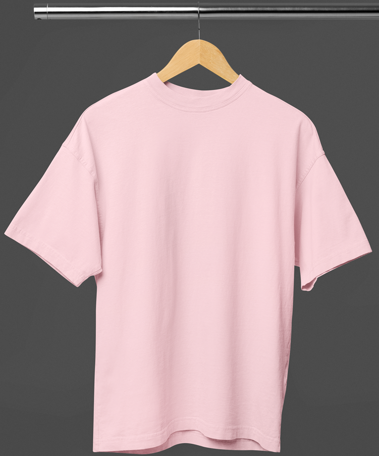 Drip SquadX Unisex Premium Cotton Oversized Plain Tshirt