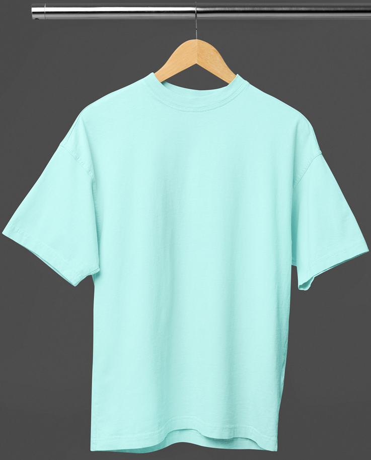 Drip SquadX Unisex Premium Cotton Oversized Plain Tshirt