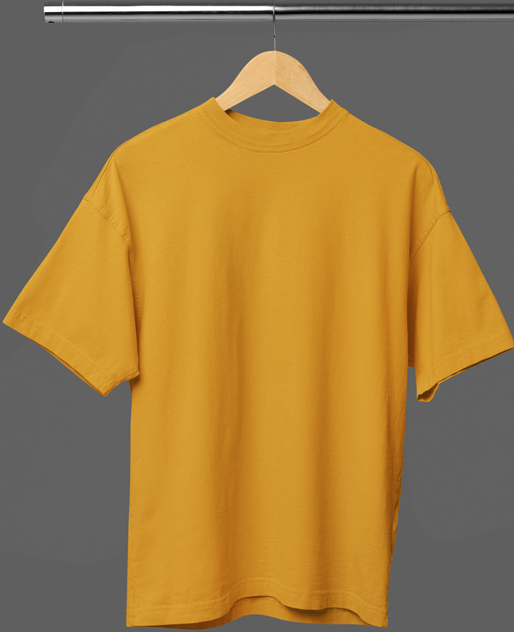 Drip SquadX Unisex Premium Cotton Oversized Plain Tshirt