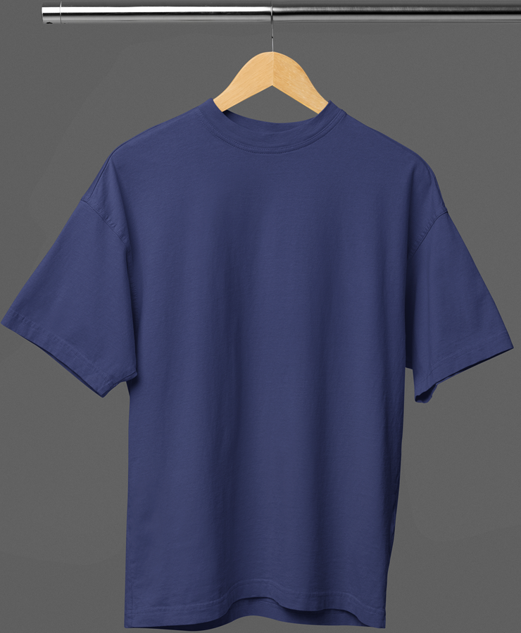 Drip SquadX Unisex Premium Cotton Oversized Plain Tshirt