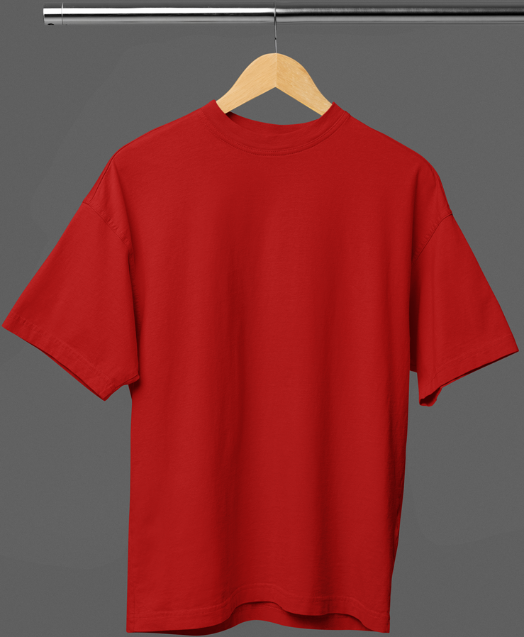 Drip SquadX Unisex Premium Cotton Oversized Plain Tshirt
