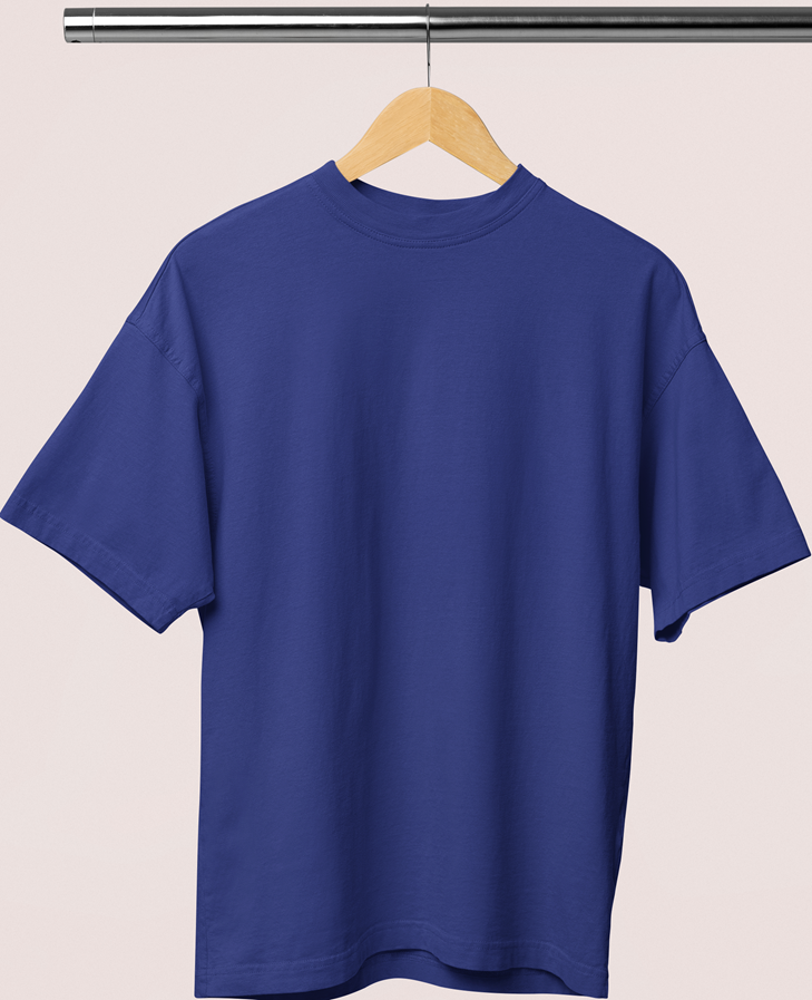 Drip SquadX Unisex Premium Cotton Oversized Plain Tshirt