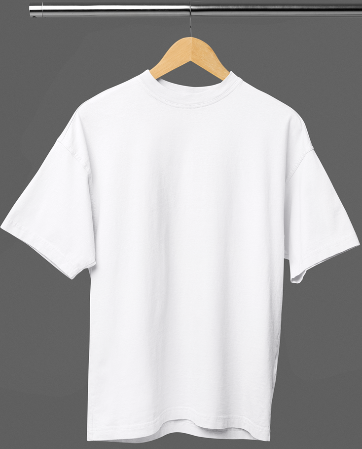 Drip SquadX Unisex Premium Cotton Oversized Plain Tshirt