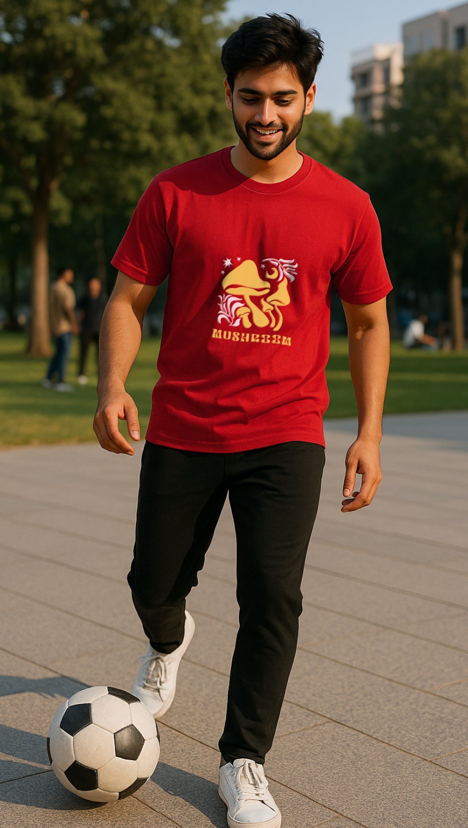 Mushroom Tee | Recycled Fiber Tshirt Drop – DripSquadX