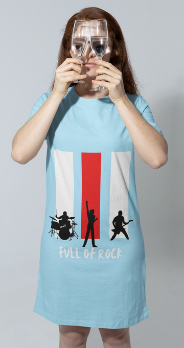 Drip SquadX Rock On Tshirt Dress