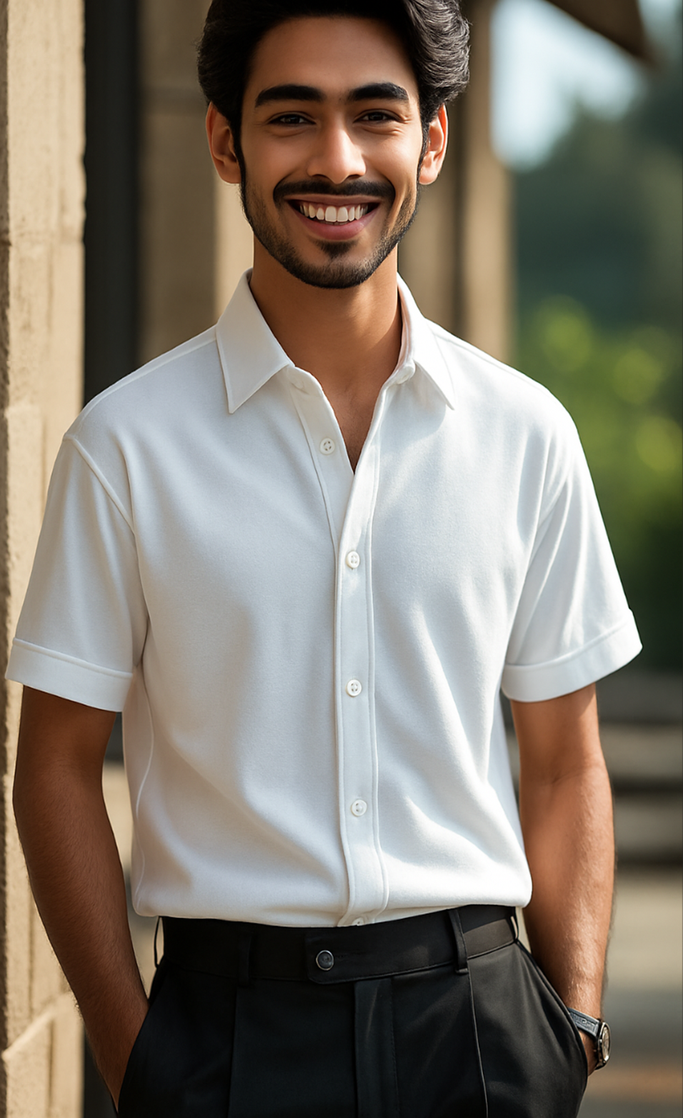 Unisex oversized Plain Knitted shirts White 240 GSM Premium cotton | Dripsquadx