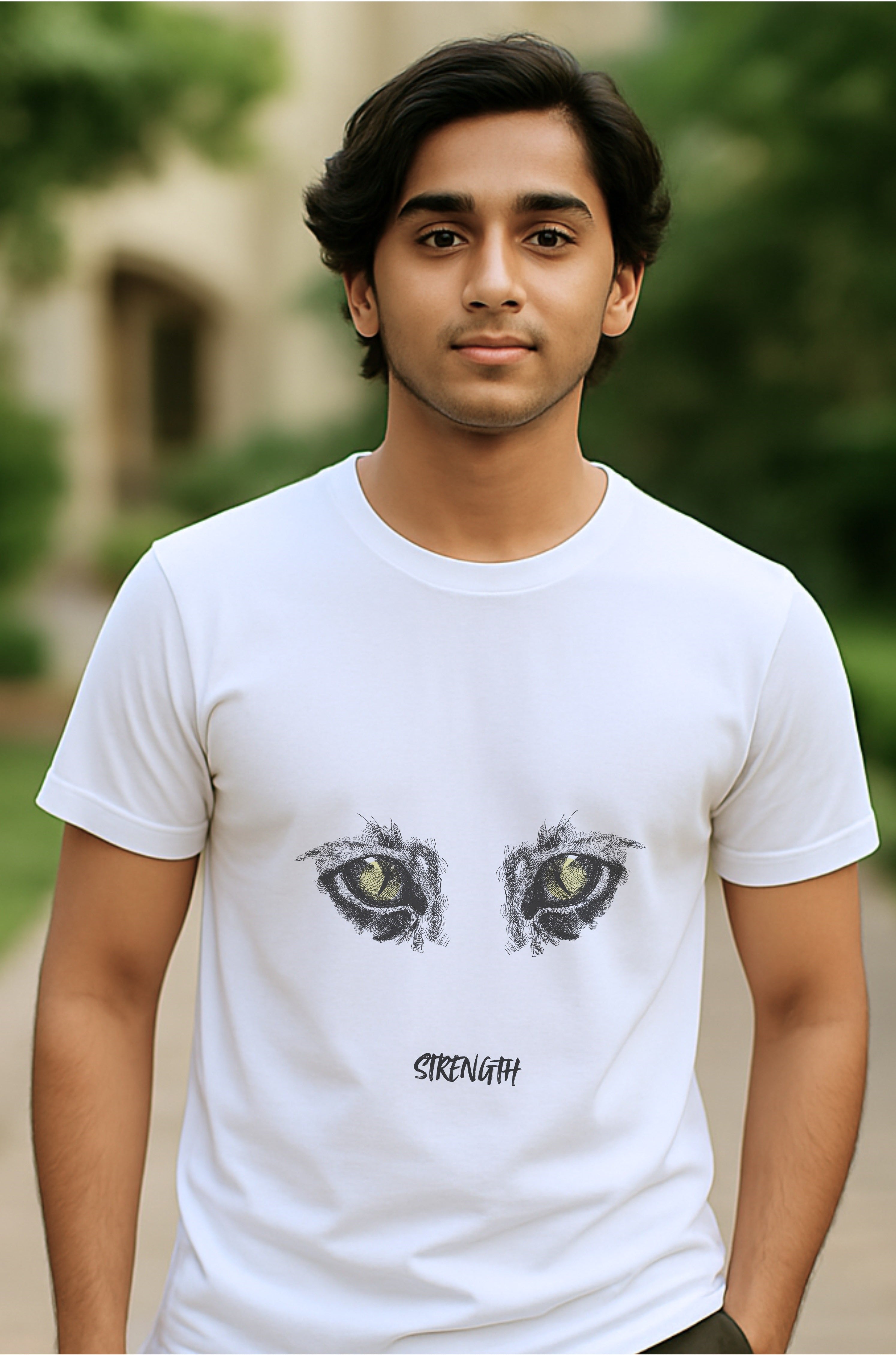 Strength Tee | Recycled Fiber Tshirt Drop – DripSquadX