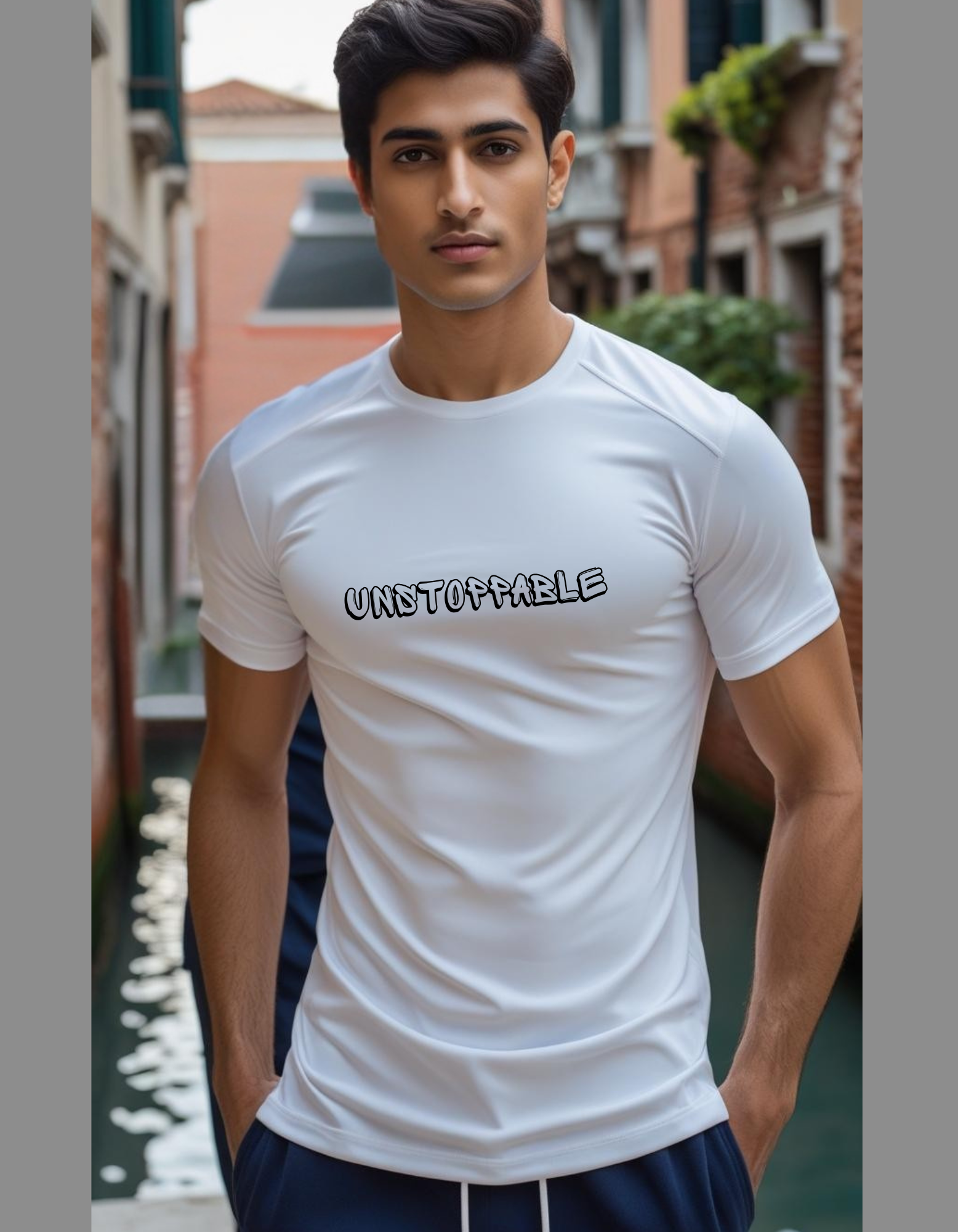 Cotton Stretch Unstoppable T-shirt White Unisex Premium cotton | Dripsquadx