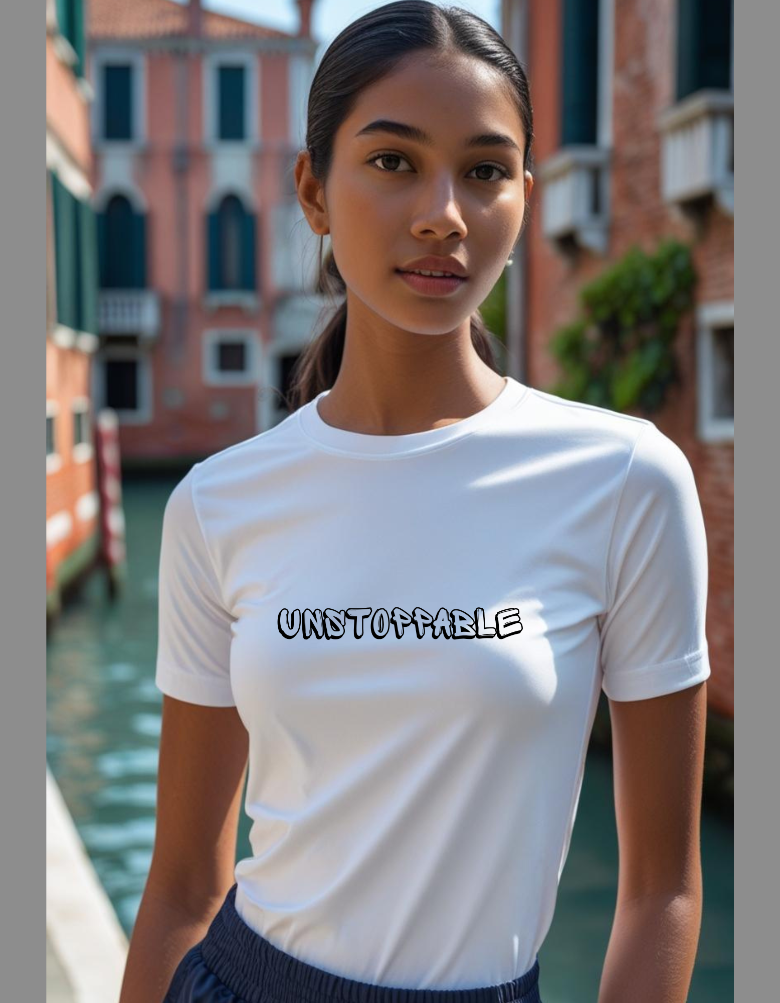 Cotton Stretch Unstoppable T-shirt White Unisex Premium cotton | Dripsquadx