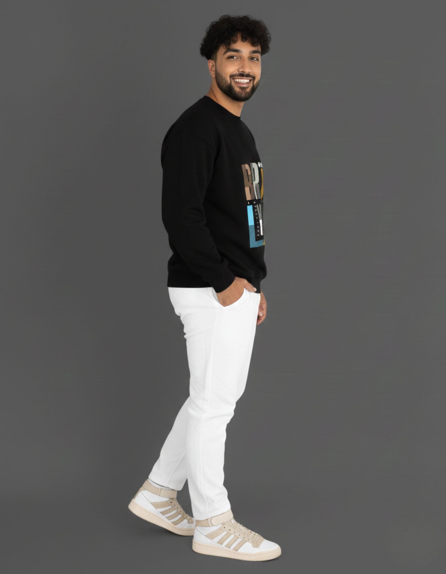 Brooklyn Edition 320 GSM Cotton Sweatshirt | NYC Streetwear Graphic | Super Combed