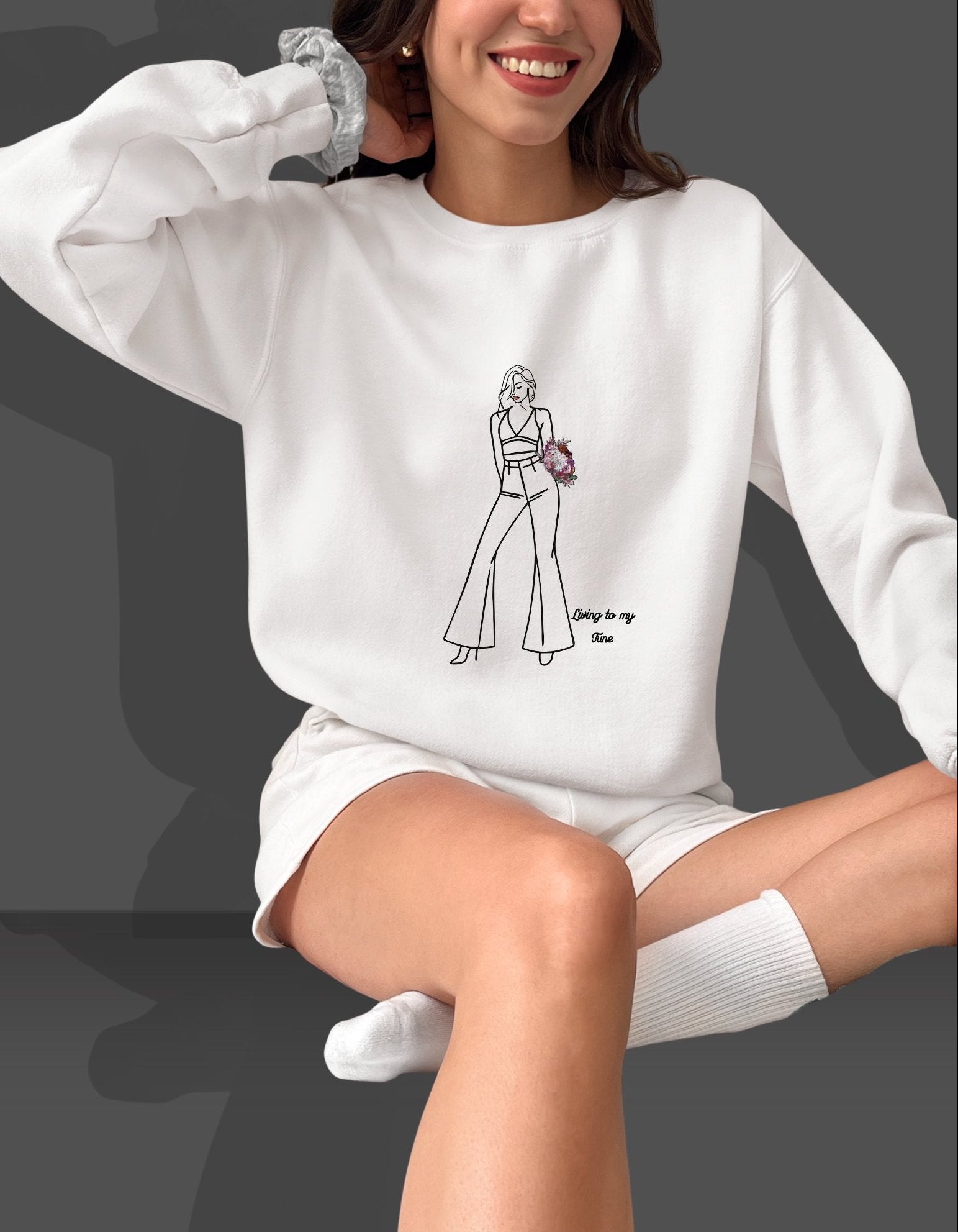 To the Tune 320 GSM Heavyweight Sweatshirt | Urbanwear Streetwear Graphic | Premium Cotton