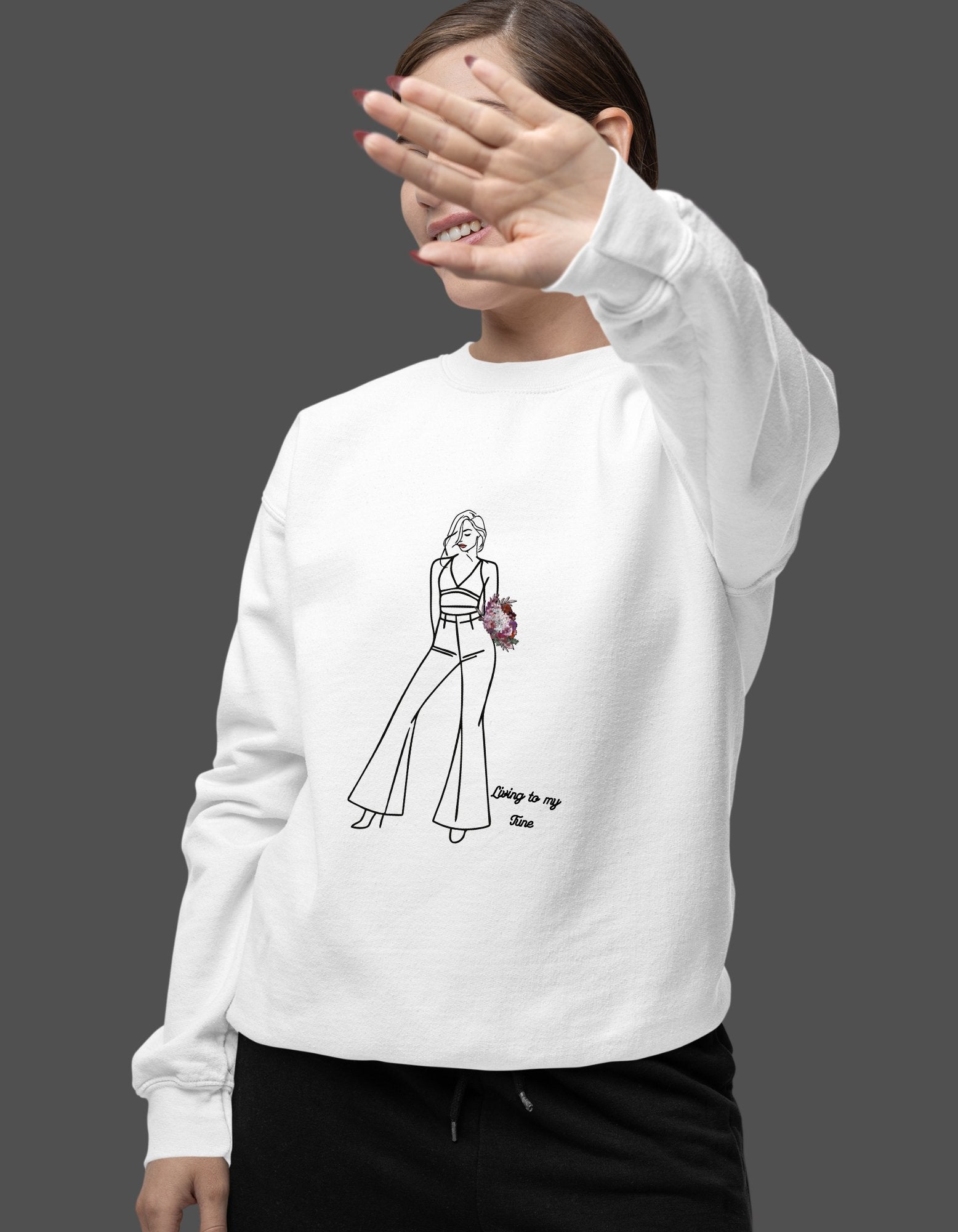 To the Tune 320 GSM Heavyweight Sweatshirt | Urbanwear Streetwear Graphic | Premium Cotton