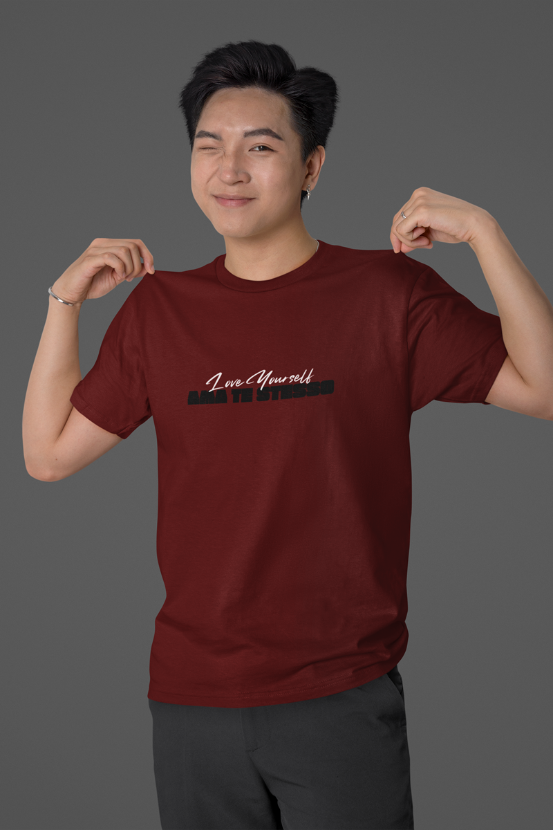 Drip SquadX Unisex Regular Fit Ama Te Stesso Tshirt