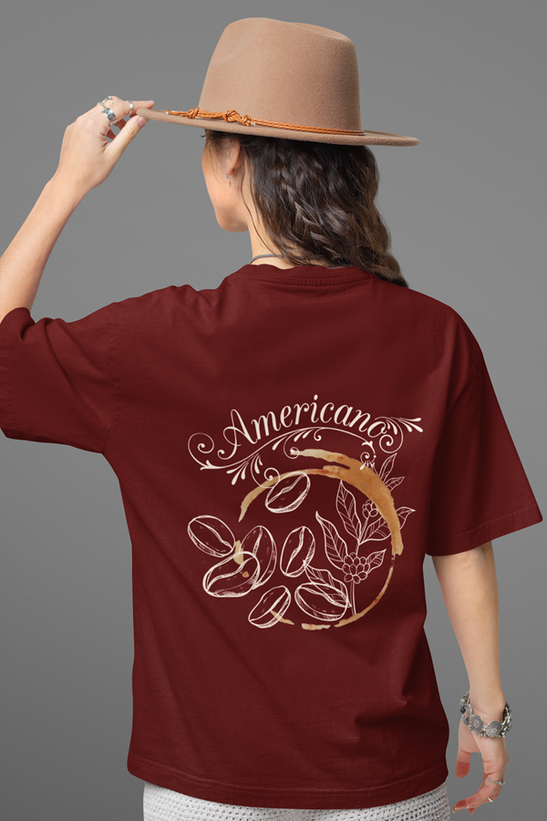 Drip SquadX Unisex Oversize Americano Tshirt