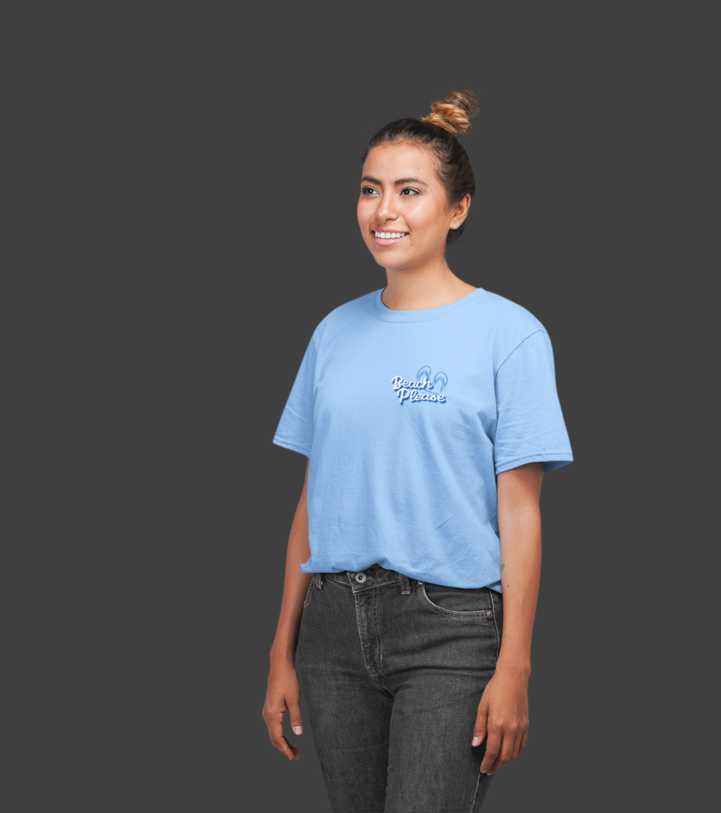Drip SquadX Unisex Beach Please Tshirt