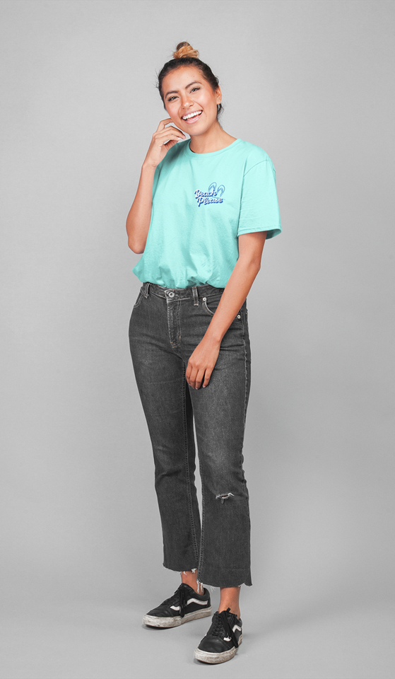 Drip SquadX Unisex Beach Please Tshirt