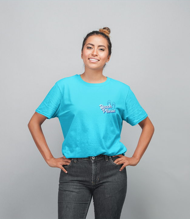 Drip SquadX Unisex Beach Please Tshirt