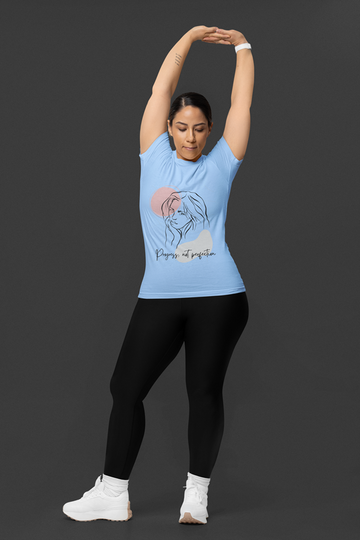 Drip SquadX Women Progress Not Perfection Tshirt