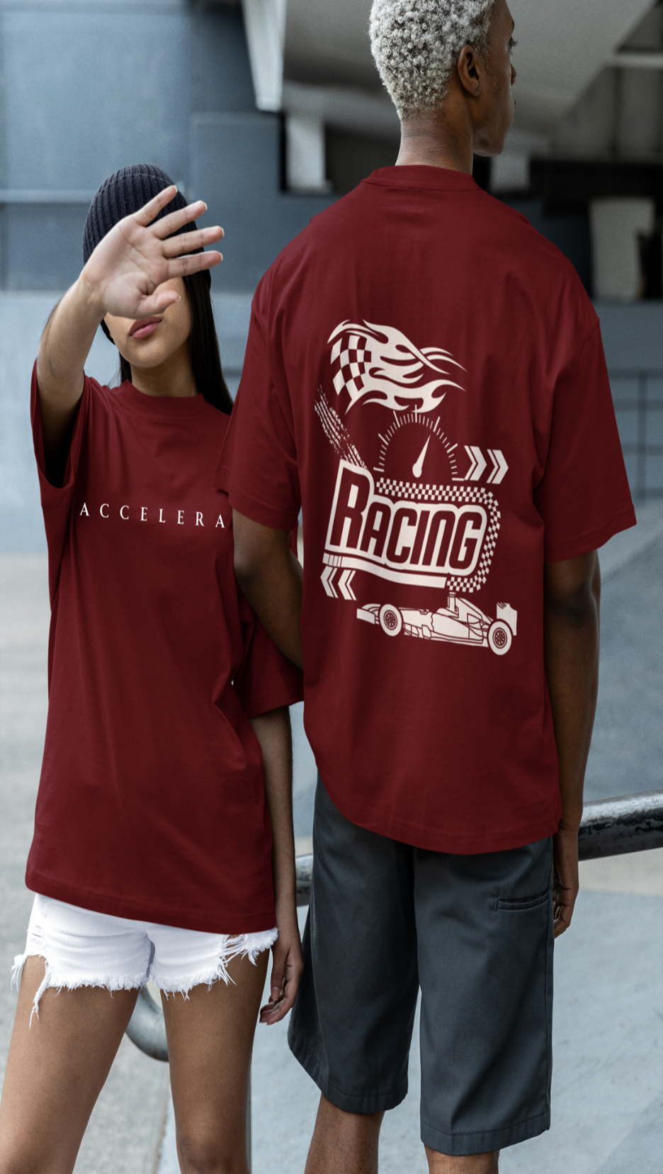Drip SquadX Unisex Oversized Racing Tshirt