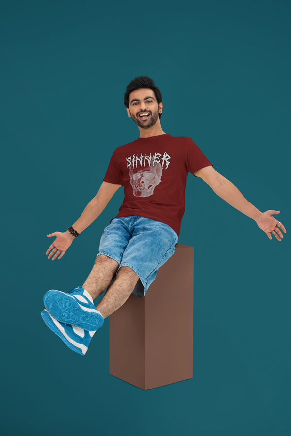 Drip SquadX Unisex Regular Fit Sinner Tshirt