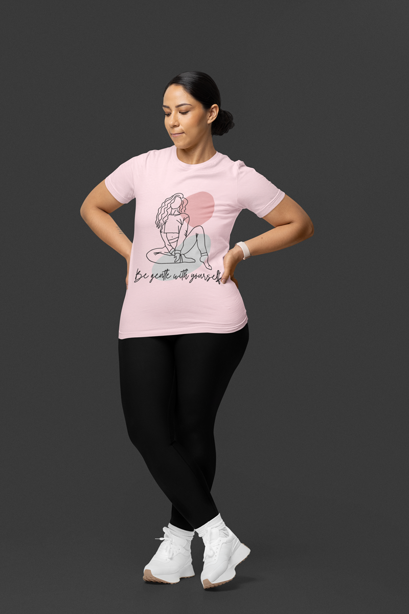 Drip SquadX Women Be gentle with your self Tshirt