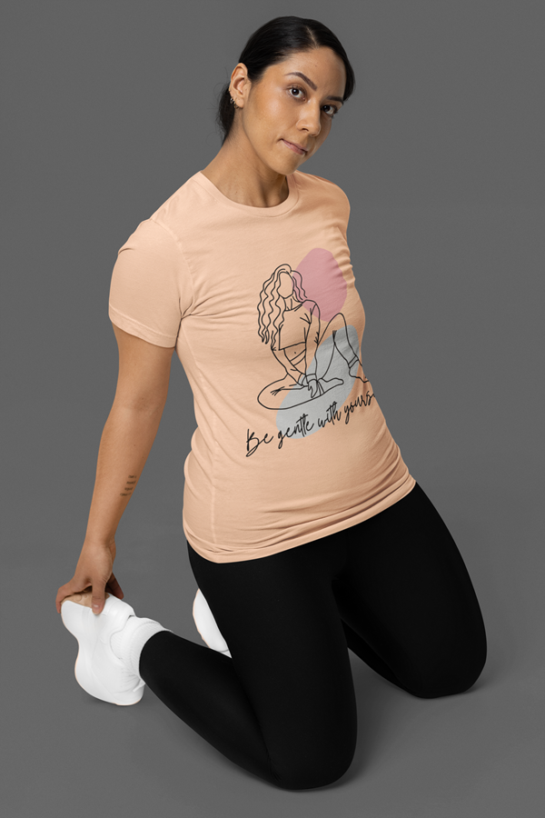 Drip SquadX Women Be gentle with your self Tshirt