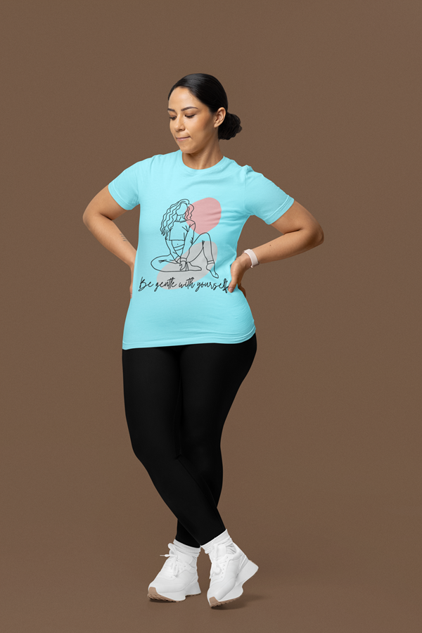 Drip SquadX Women Be gentle with your self Tshirt