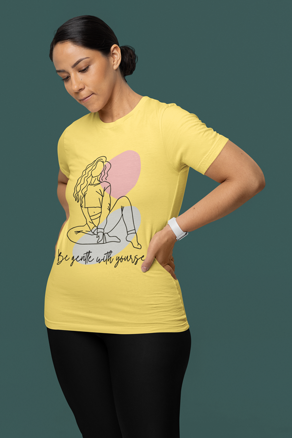 Drip SquadX Women Be gentle with your self Tshirt